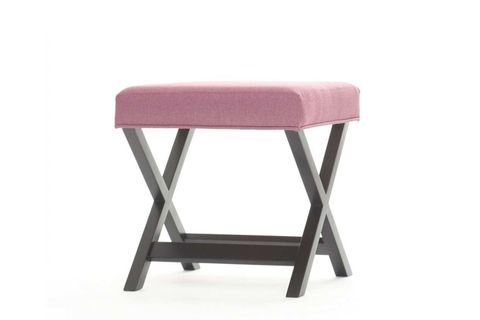 BENCH PUF, LIGHT PEMBE, SİYAH AYAK
