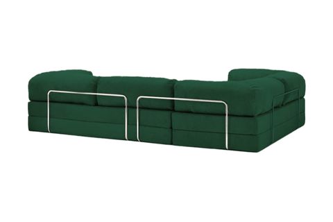 LEGOM MODÜLER YATAKLI AKTİVİTE KÖŞE KOLTUK KOYU YEŞİL, 200X300