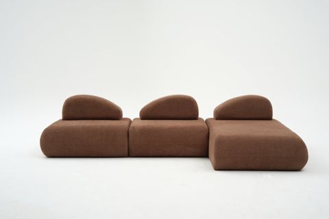 LİVA KÖŞE KOLTUK, XL SEHPALI, KAHVE