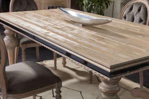 TURİ YEMEK ODASI TAKIMI, BEYAZ ESKİTME