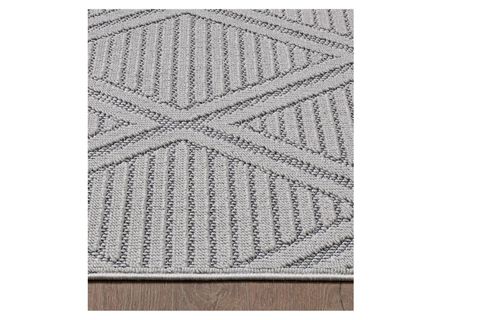 SOHO İSKADİNAV DOKUMA BUKLELİ MAKİNE HALISI, GRİ, 1097, 100X300