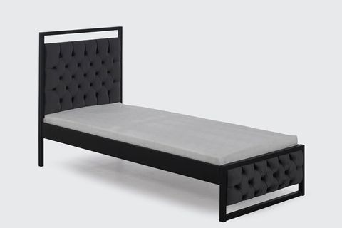 UNİMET MİTHRA METAL KARYOLA, SİYAH, 90X200