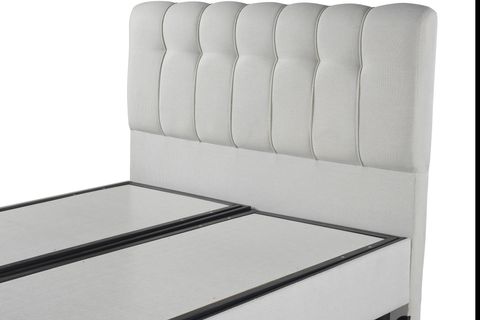 LUNA FORTE BAZA VE BAŞLIK SETİ, KREM, 160X200