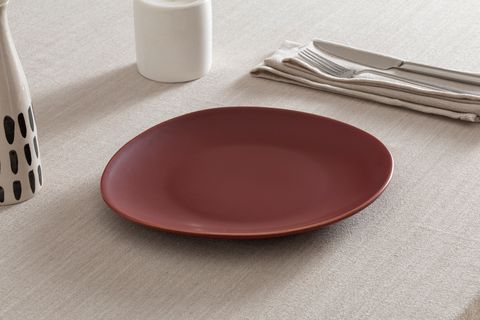 KİTCHEN ESSENTİALS STONEWARE MAT SERVİS TABAĞI 28 CM, KİREMİT, ALTILI SET