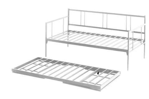 FORTE DAYBED YAVRULU METAL KARYOLA, BEYAZ, 90X200