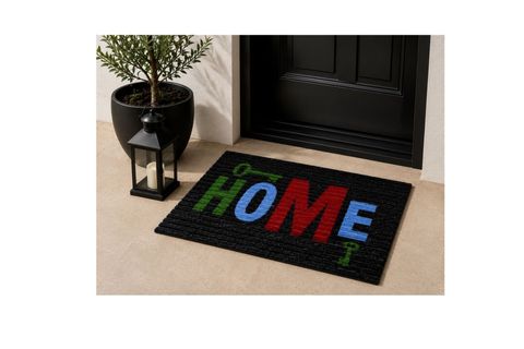 HOME KAYMAZ TABAN KAPI ÖNÜ PASPASI, GRİ, 40X60 CM