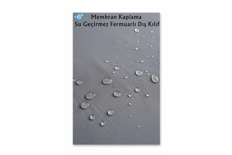 LARISSA  OXFORD WATERPROOF KÖPEK YATAĞI, GRİ, XL BEDEN, 90X110X10 CM
