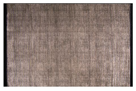 ELSE KAHVE SİYAH ÇİZGİLİ MODERN YIKANABİLİR MAKİNE DOKUMA SALON HALISI MOLİENDO-9909 80X150