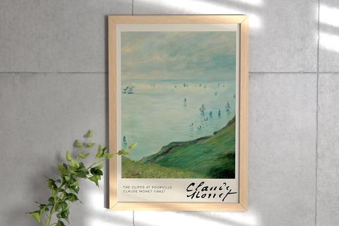 CLAUDE MONET IV ÜÇLÜ ÇERÇEVELİ TABLO