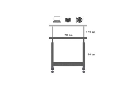YÜKSEKLİK AYARLI ÇALIŞMA MASASI, ATLANTİK ÇAM