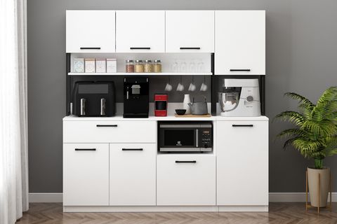 ERVİN ÇOK AMAÇLI AİRFRY DOLABI, BEYAZ, 3 KAPAKLI, E3EB