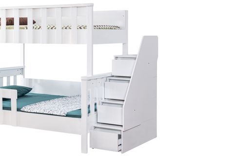 DİVA AYRILABİLİR YAVRULU RANZA, BEYAZ, 100X200