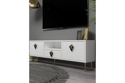 DROPDD TV SEHPASI, BEYAZ SİYAH ALTIN, 1312DROPDD 32