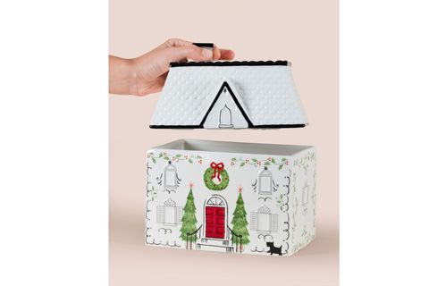 THE MİA DEKORARİF KURABİYE KAVANOZU EV 21X15X25 CM