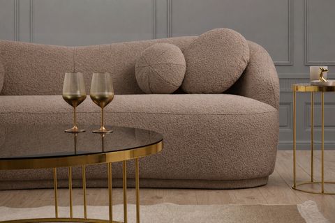 ANCONA ÜÇLÜ KOLTUK, KAHVE