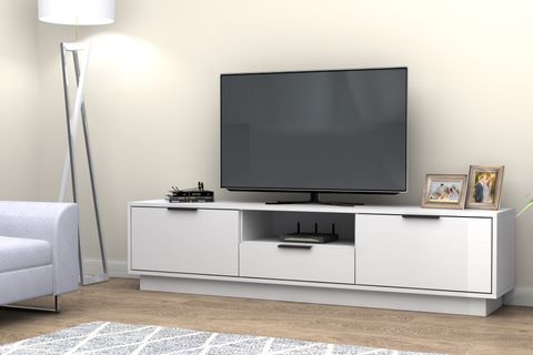MENSA TV ÜNİTESİ, BEYAZ, 180 CM