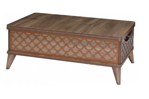 FORA AKILLI SEHPA AKILLI MASA KATLANIR YEMEK MASASI CEVİZ