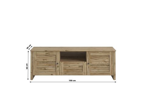 BELİZE ELANOR 2 KAPAK TEK ÇEKMECELİ TV 150 CM  ATLANTİK ÇAM