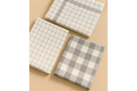 MONİKA PAMUKLU SET KURULAMA BEZİ, ÜÇLÜ, GRİ