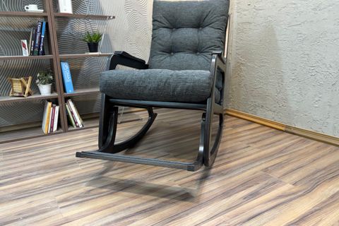 KONTES SALLANAN SANDALYE, KETEN NEFTİ, WENGE SİYAH AYAK