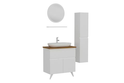 NİKA BANYO DOLABI AY2K1Ç151, BEYAZ, 85 CM