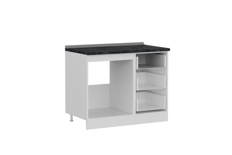 MİNAR 105 CM MUTFAK DOLABI BEYAZ 105-B1-ALT MODÜL