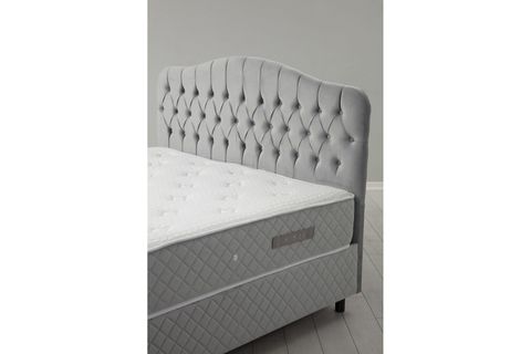 VASSİ SONATA ÇİFT KİŞİLİK BAZA+BAŞLIK+YATAK, GRİ, 160X200