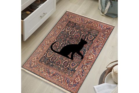 BLACK CAT BASKILI DOKUMA TABAN HALI, 215 YNG, 150X230  CM