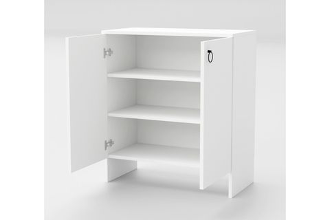 KABİ İKİ KAPAKLI ÇOK AMAÇLI DOLAP, BEYAZ