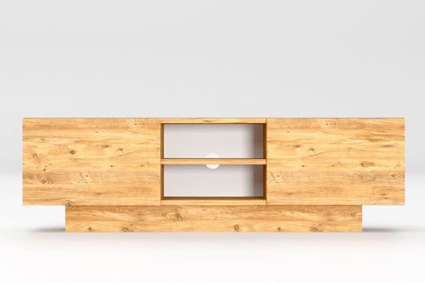 DORA ÇİFT KAPAKLI TELEVİZYON SEHPASI, ÇAM, 140 CM