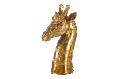 ZÜRAFA BÜST BÜYÜK BOY GOLD