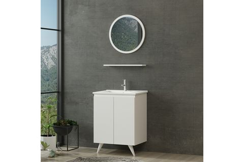 NİKA BANYO DOLABI 65CM AY2K 1YA1R ETJ BEYAZ