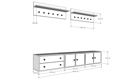 BERA PORTMANTO, KAPAKLI ÇEKMECELİ, PNR-PRT-1007