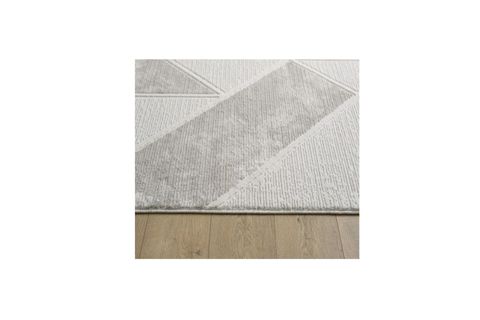 VERSAY MODERN DOKUMA KORİDOR KESME YOLLUK DOKUMA MAKİNE HALISI, GRİ, 200X290, 0648G
