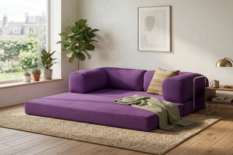 LEGOM YATAKLI AKTİVİTE KÖŞE KOLTUK MOR, 200X200