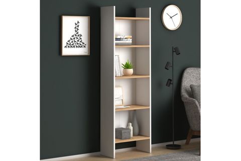 FLORA MAXİ KİTAPLIK, BEYAZ ÇAM