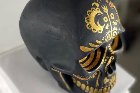 SKULL EL MUERTO POP ART DEKORATİF ROMA YUNAN HEYKELLERİ