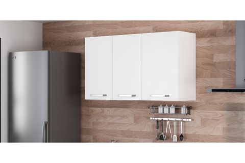 MİNAR 125 CM MUTFAK DOLABI BEYAZ 125-B1-ÜST MODÜL