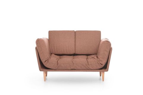 FUTON NİNA İKİLİ KANEPE, AÇIK KAHVE