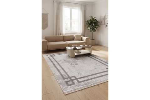 THERAPY LEKE TUTMAZ ANTİALERJİK OTURMA ODASI HALISI, 33260 095 GRİ 80X150