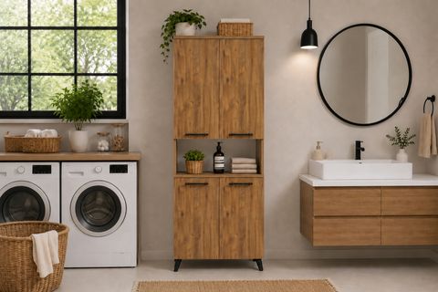 LİSTRA 4 KAPAKLI ÇOK AMAÇLI DOLAP, ÇAM, 170,8 CM