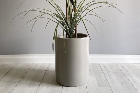 ODKA SİLİNDİR SAKSI, GRANİT, 40 CM