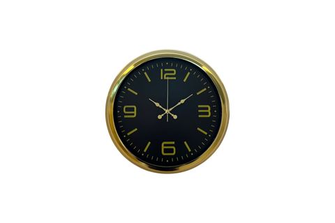GOLD MODERN RAKAMLI METAL DUVAR SAATİ 40 CM