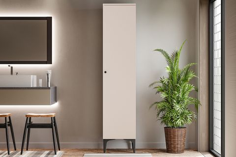 ÇETMEN COMFORT FLEX TEK KAPAKLI ÇOK AMAÇLI DOLAP BEYAZ