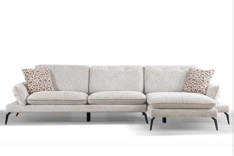COSY KÖŞE KOLTUK, METAL AYAK, SAĞ KÖŞE, KIRIK BEYAZ