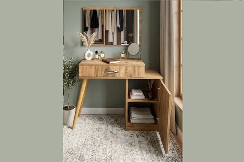ELEGANCE LONDON AYNALI DRESUAR, ATLANTİK ÇAM