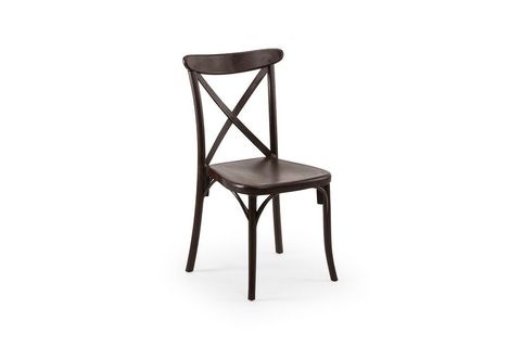 TİLİA ALFA 2 KİŞİLİK CAMLI MASA SANDALYE TAKIMI BAHÇE BALKON SETİ WENGE