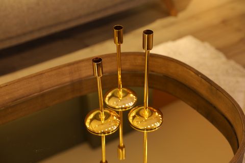 ÜÇLÜ SET GOLD ŞAMDAN