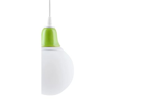 GLOP BEYAZ CAMLI SARKIT AVİZE, YEŞİL SERAMİKLİ