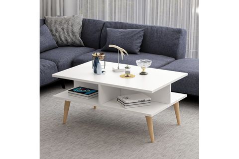 DEKOROSSO POLOO ORTA SEHPA, BEYAZ